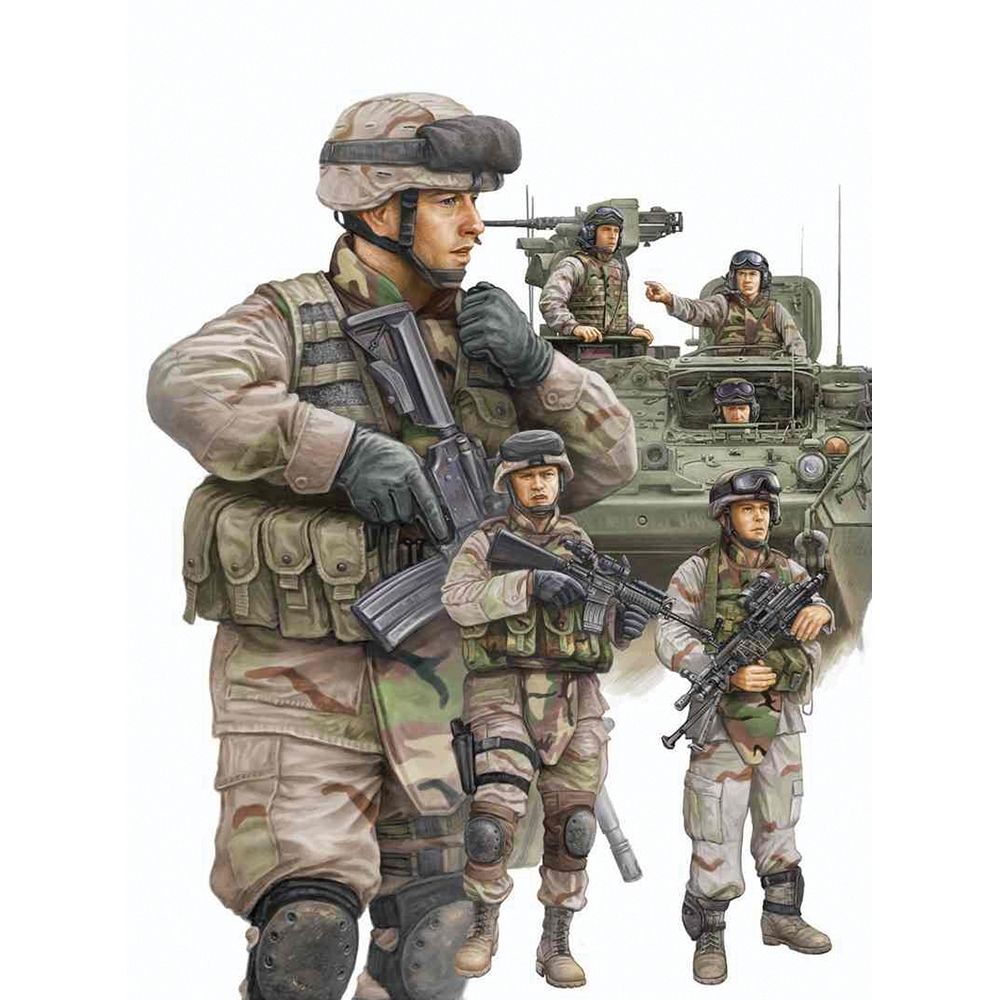 Bachmann Europe Plc Modern US Army Armour Crewman Infantry